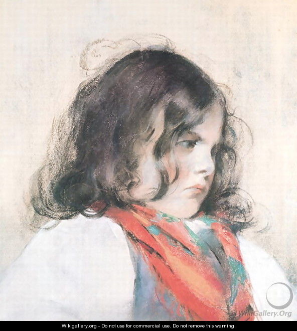 Head of a Child - Mary Cassatt