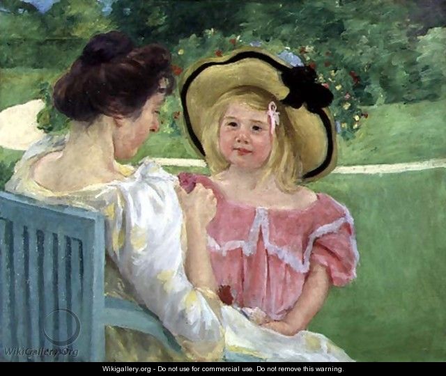 In the Garden, 1904 - Mary Cassatt