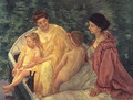 The Swim, or Two Mothers and Their Children on a Boat, 1910 - Mary Cassatt