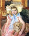 Sara and her Dog, c.1901 - Mary Cassatt