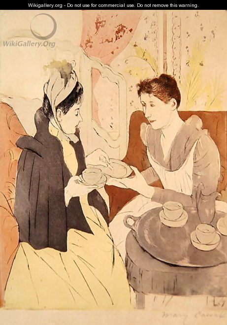 Afternoon Tea Party - Mary Cassatt