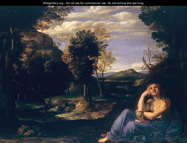 Mary Magdalene in the Desert - Annibale Carracci