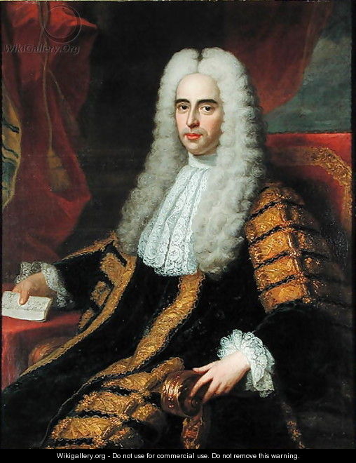 Portrait of Rt Hon John Methven as Lord Chancellor of Ireland - Adrien Carpentiers