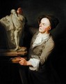 Louis-Francois Roubiliac (1695-1762) Modelling his Monument to Shakespeare - Adrien Carpentiers