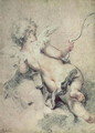 Cupid Lying on the Clouds - Rosalba Carriera