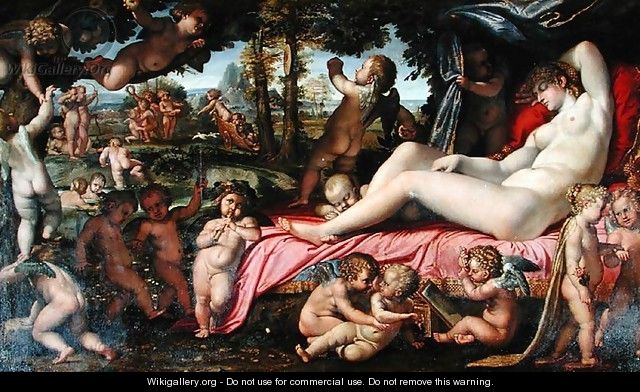 The Sleep of Venus - Annibale Carracci