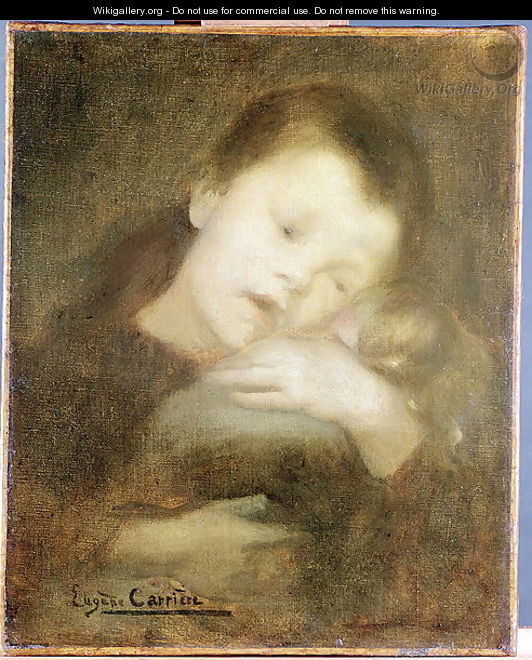 Child with a Doll, 1886 - Eugene Carriere