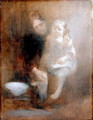 The Footbath, c.1890 - Eugene Carriere