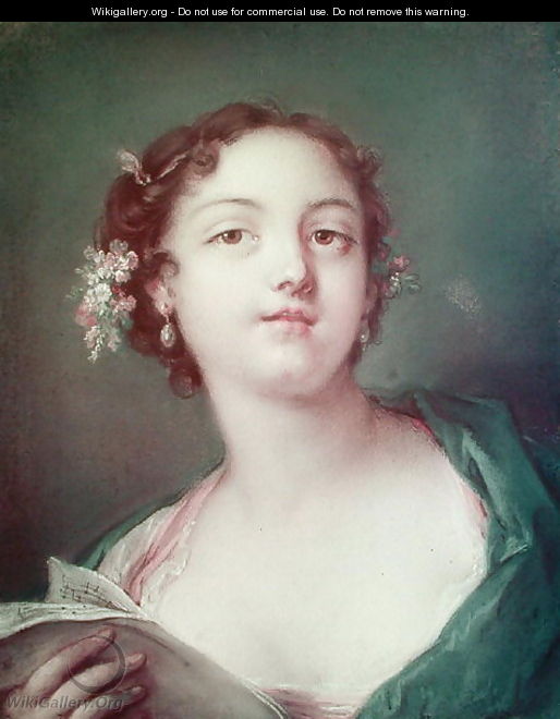 Portrait of a Young Girl - Rosalba Carriera