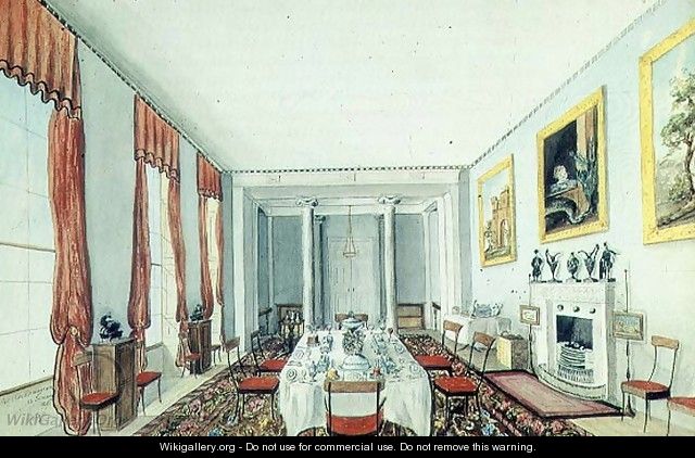 The Dining Room at Aynhoe, 23 January 1835 - Lili Cartwright