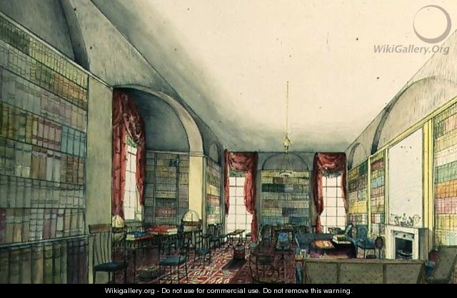 The Library at Aynhoe - Lili Cartwright