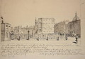 View of the Remains of Old Newgate Prison, 1787 - John Carter