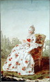 Madame de Boisandre, wife of the commandant of the hunt of the Duke of Orleans, c.1761 - Louis (Carrogis) de Carmontelle