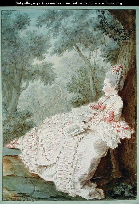 La Marquise de la Croix, c.1768 - Louis (Carrogis) de Carmontelle