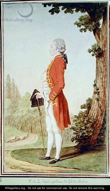 Jean-Baptiste-Louis de la Bussiere, horseman to the Duke of Orleans - Louis (Carrogis) de Carmontelle