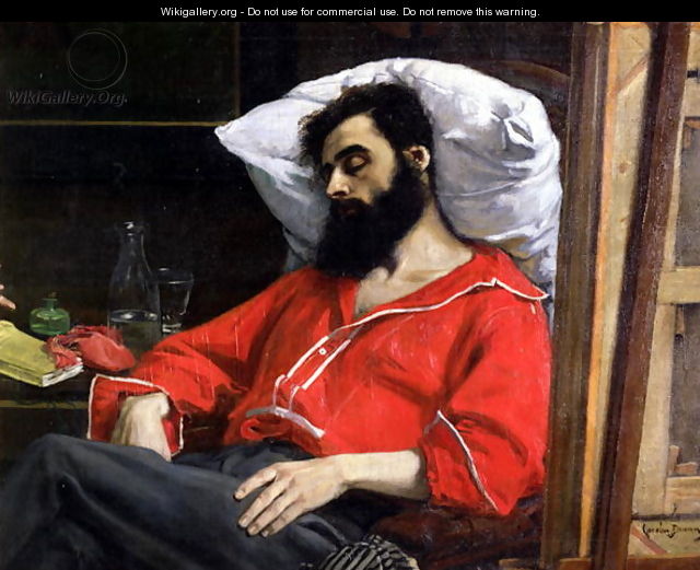 The Convalescent, or The Wounded Man (detail cut by the artist from 