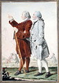 Monsieur Jean-Baptiste Le Roy (1719-1800) and the Abbot of Saint-Remy, 1775-80 - Louis (Carrogis) de Carmontelle