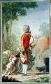 Monsieur de Bois-Massot, huntsman to the Duke of Orleans in Hunting Costume, 1764 - Louis (Carrogis) de Carmontelle