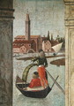 The Arrival of the English Ambassadors, from the St. Ursula Cycle, detail of a gondola, 1490-96 - Vittore Carpaccio