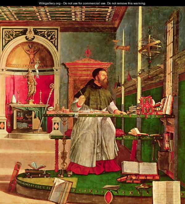 Vision of St. Augustine, 1502-08 (detail) - Vittore Carpaccio