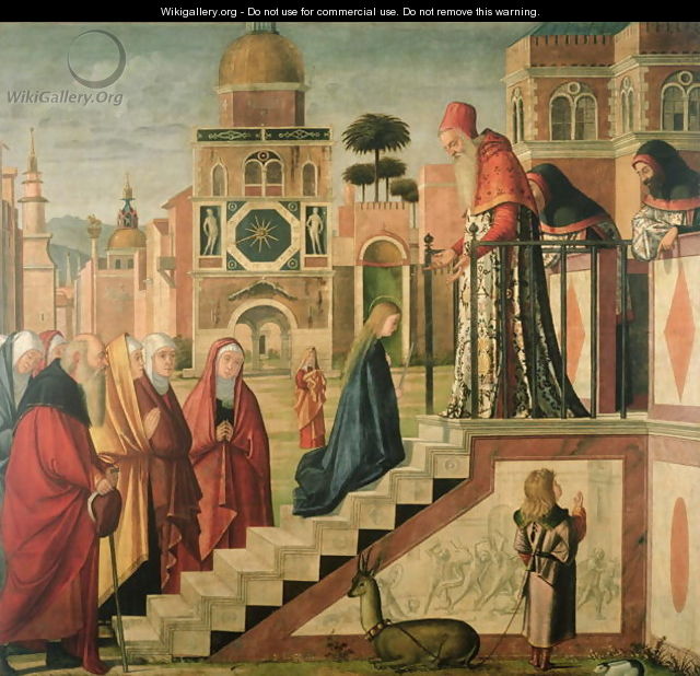 Presentation of Mary in the Temple, oil on canvas, 1504-08 - Vittore Carpaccio