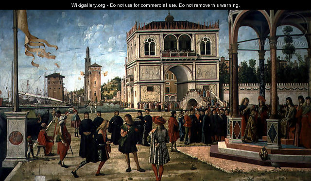 The Story of St. Ursula, the Repatriation of the English Ambassadors, 1490-96 - Vittore Carpaccio