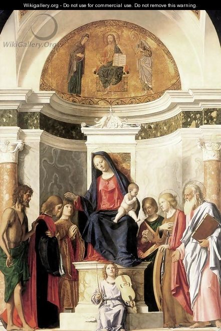 Madonna Enthroned with the Child - Giovanni Battista Cima da Conegliano