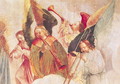 Musical Angels (detail-1, from The Assumption of the Virgin) - Carlos Taborda Vlame Frey