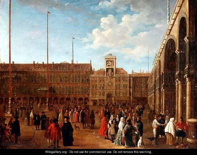 The Piazza di San Marco, Venice - Luca Carlevaris