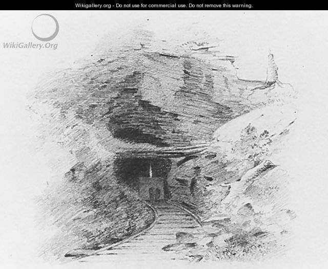 Entrance to a Coal Mine in the Valley of Wyoming, Pennsylvania (Entrance to a Coal Mine, Susquehanna) - Thomas Addison Richards