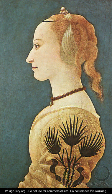 Portrait of a Lady in Yellow - Alessio Baldovinetti