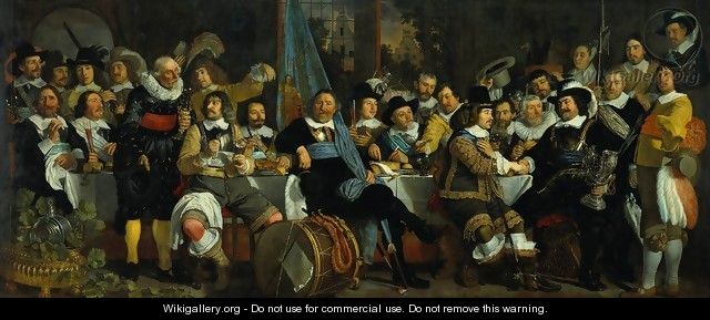The Celebration of the Peace of Münster, 18 June 1648 in the Headquarters of the Crossbowman
