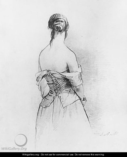 Back of a Woman (from McGuire Scrapbook) - Shepard Alonzo Mount