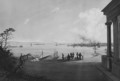 View of the City of New York and Governors Island Taken from Brooklyn Heights on the Morning after the Conflagration - Nicolino Calyo
