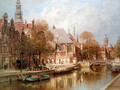 The Oude Kerk and St. Nicolaaskerk, Amsterdam - Johannes Christiaan Karel Klinkenberg