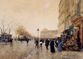 Paris, Le Louvre, Le Quai De La Megisserie Et Les Marchands D'Oiseaux - Luigi Loir