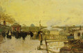 Sur les quais pres du Pont Neuf - Luigi Loir