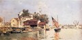 A View Of Venice - Antonio Maria de Reyna