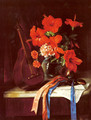 Still Life With Mandolin And Castagnets - Jose Maria Bracho y Murillo