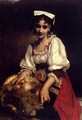 An Italian Beauty - Etienne Adolphe Piot