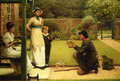 The Goldfish Seller - George Dunlop, R.A., Leslie