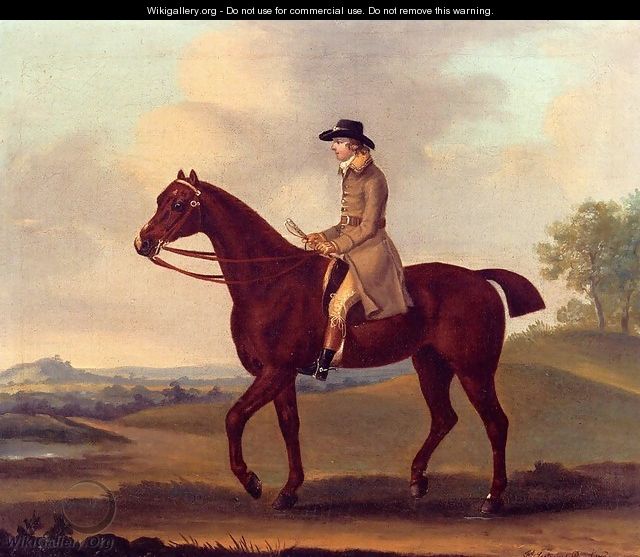 A Horseman In A Landscape - Francis Sartorius