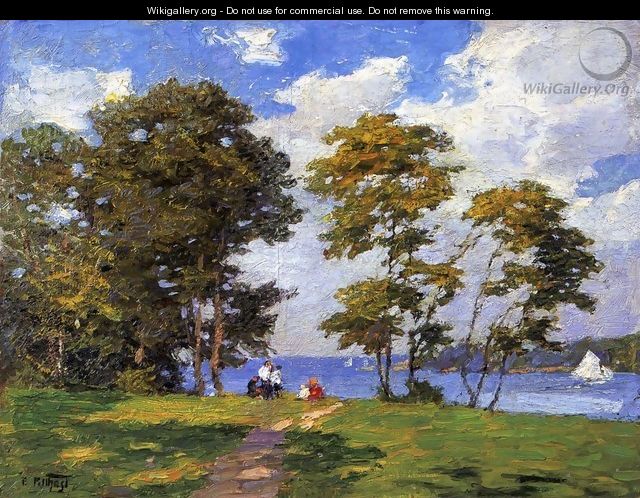 Landscape by the Shore (or The Picnic) - Edward Henry Potthast