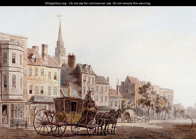 A Coach And Horse Entering York - William Marlow