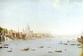 The Thames Looking Towards The City - Antonio Joli