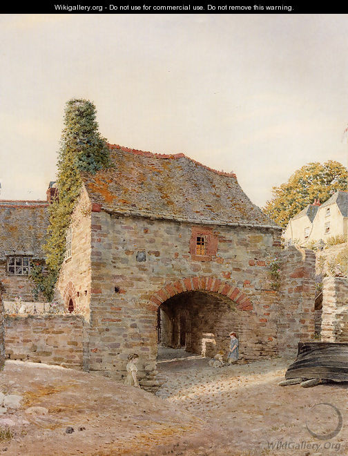 Old Buildings At Kingswear, South Devon - George Price Boyce