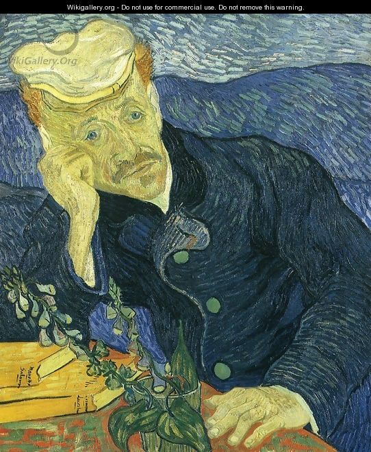 Portrait Of Doctor Gachet II - Vincent Van Gogh