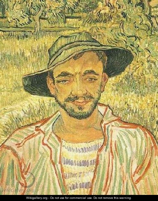 Portrait Of A Young Peasant - Vincent Van Gogh
