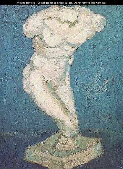 Plaster Statuette Of A Male Torso - Vincent Van Gogh