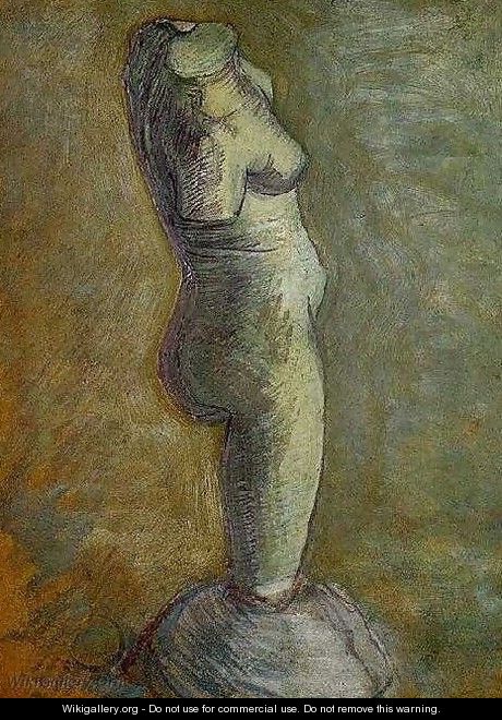 Plaster Statuette Of A Female Torso V - Vincent Van Gogh